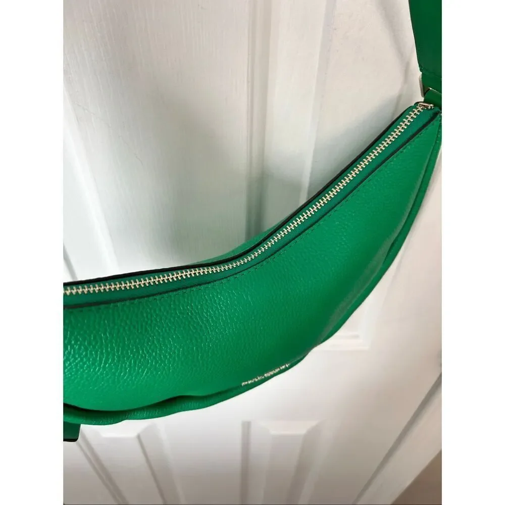 Kate Spade New York Smile Leather Small Shoulder Bag Yucca green color RARE